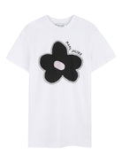 Abito per bambina The Marc Jacobs Kids bianco con dettaglio logo W60713 10P THE MARC JACOBS KIDS 