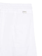 Cargo in cotone per bambino Paolo Pecora Kids bianco con coulisse PP4006 GESSO PAOLO PECORA KIDS 