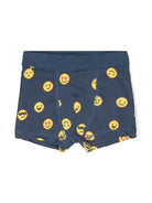 Set di boxer Justin per bambino Molo blu con stampa grafica all-over 1W24Q201 9218 MOLO 