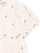 Abito per bambina Donsje Clarize beige con rifiniture con ruches 4095002 0003 DONSJE 