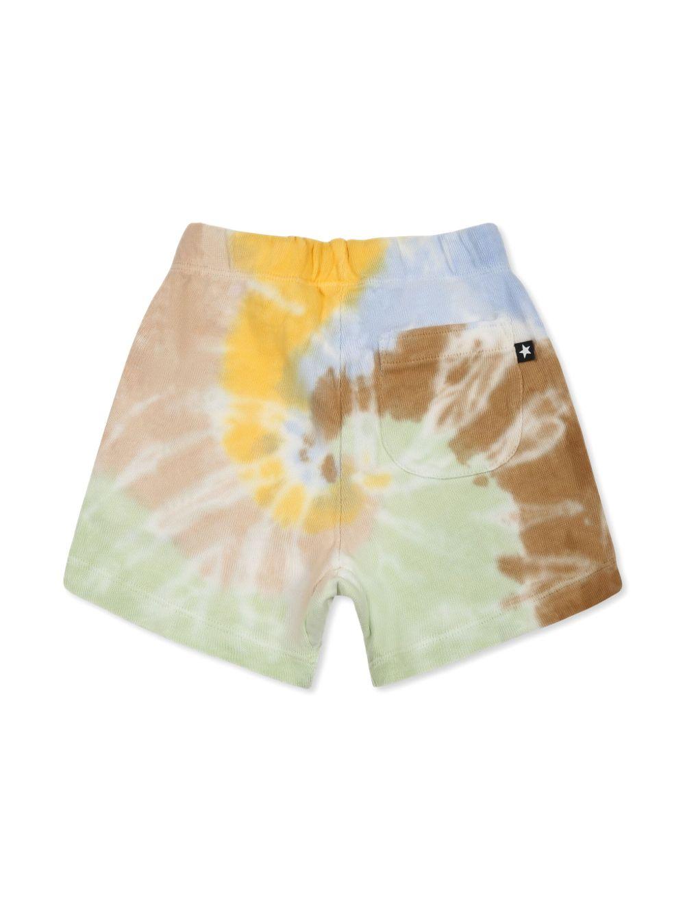 Shorts Simms per neonato Molo multicolor con stampa tie dye 6S25H109 9309 MOLO 