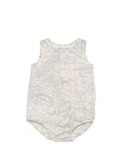 Tutina per neonati Bonpoint beige con stampa grafica all-over S06OOVW00001 677 BONPOINT 