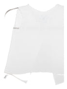 T-shirt per neonata Mariella Ferrari bianco con dettagli ricamati COA1 AZZURRO MARIELLA FERRARI 