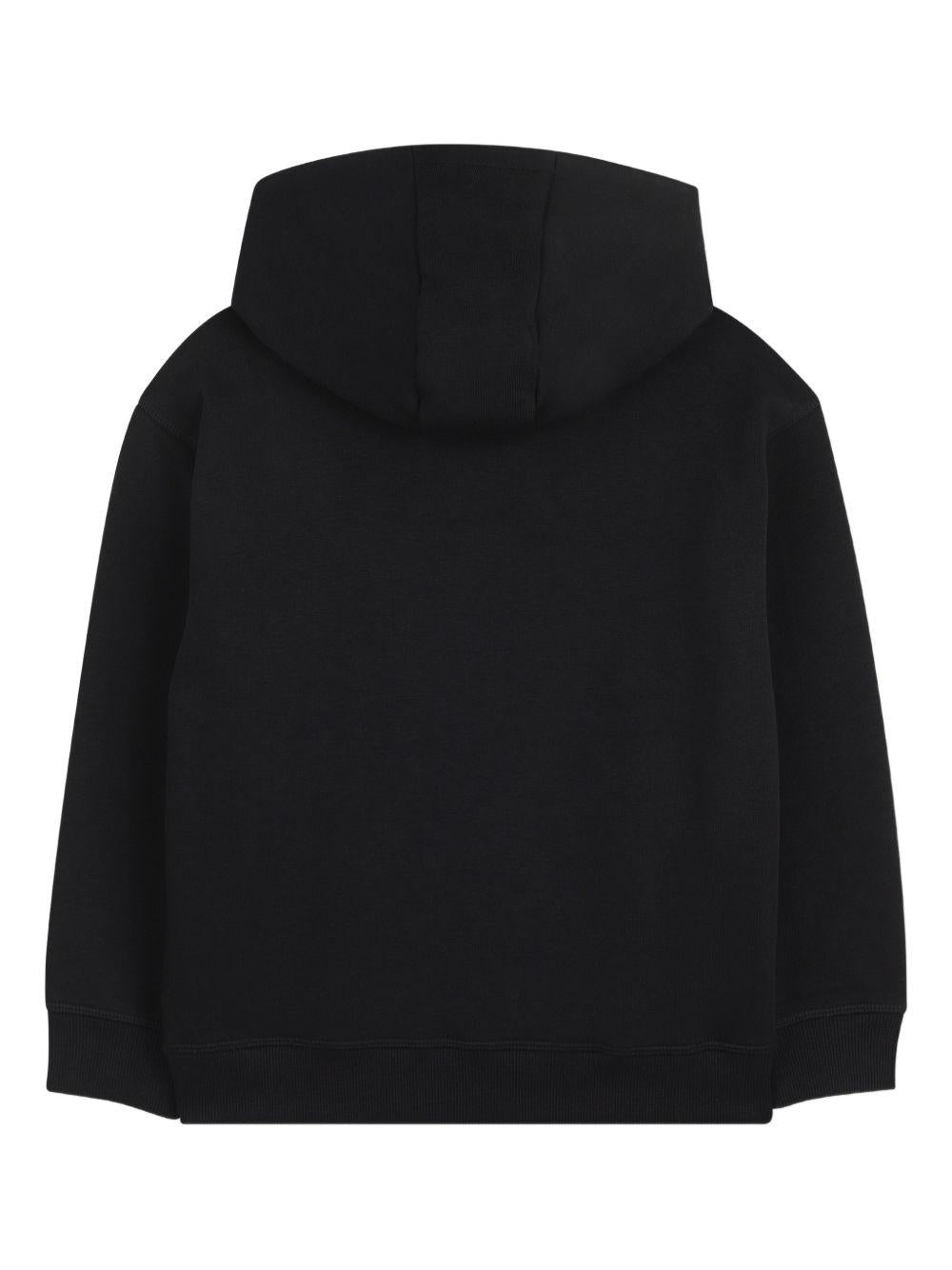 Felpa per bambino Hugo Kids nera con logo sul davanti G01007 09B Hugo 