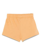 Shorts per bambina Mini Rodini beige con stampa grafica sul davanti 2563010013 BEIGE MINI RODINI 