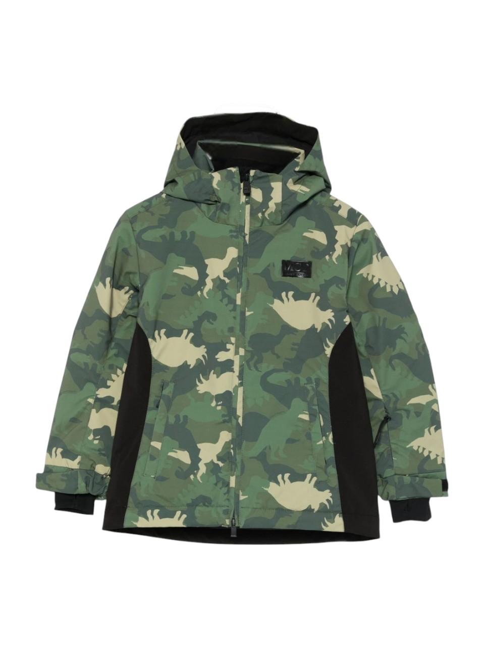 Giubbino per bambino Mc2 Saint Barth Kids verde con motivo mimetico WLD0001 00056I MC2 ST. BARTH KIDS 