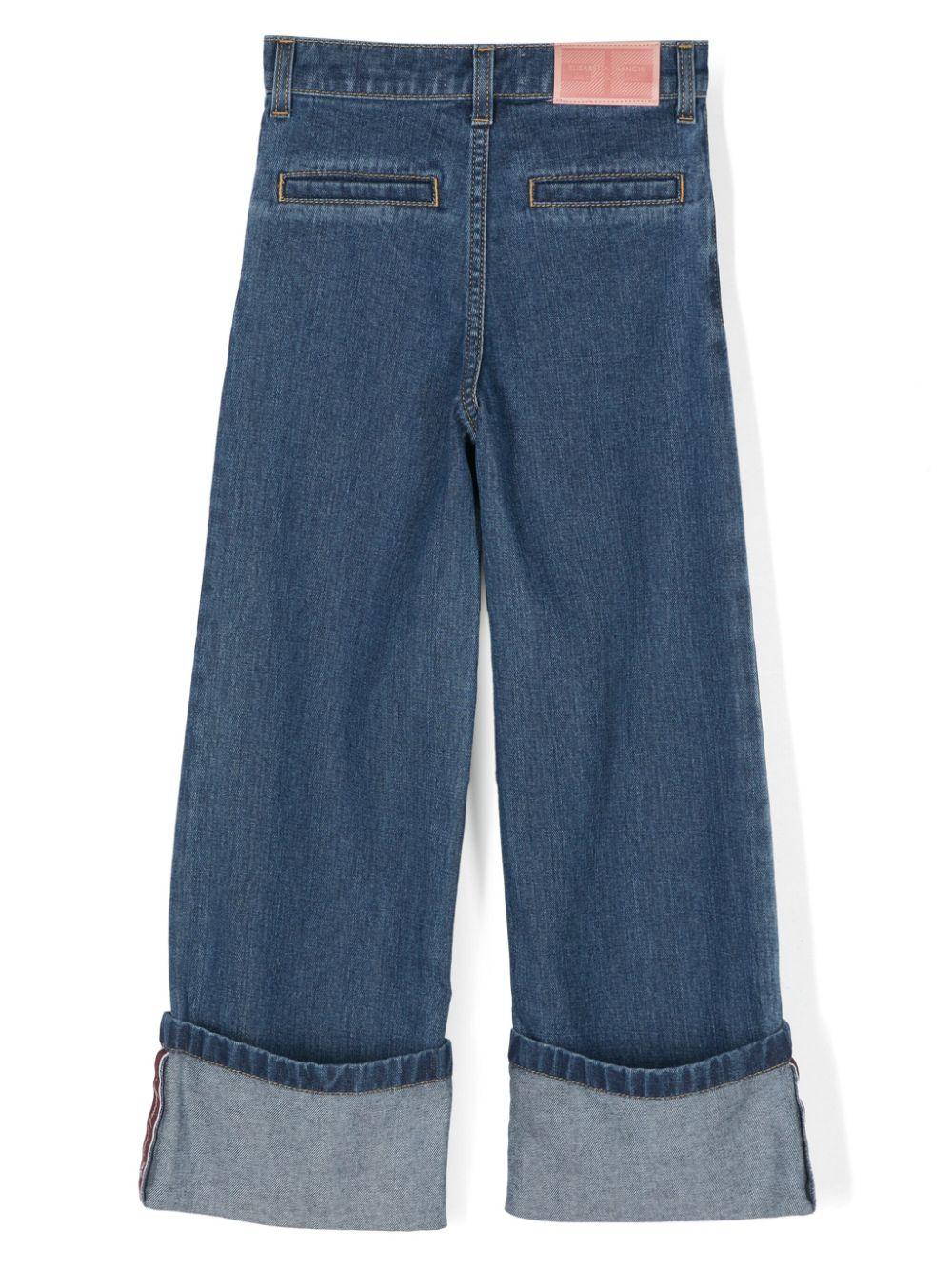 Jeans slim per bambina Elisabetta Franchi La Mia Bambina blu con passanti EFPA253CDF006 4005 ElISABETTA FRANCHI 