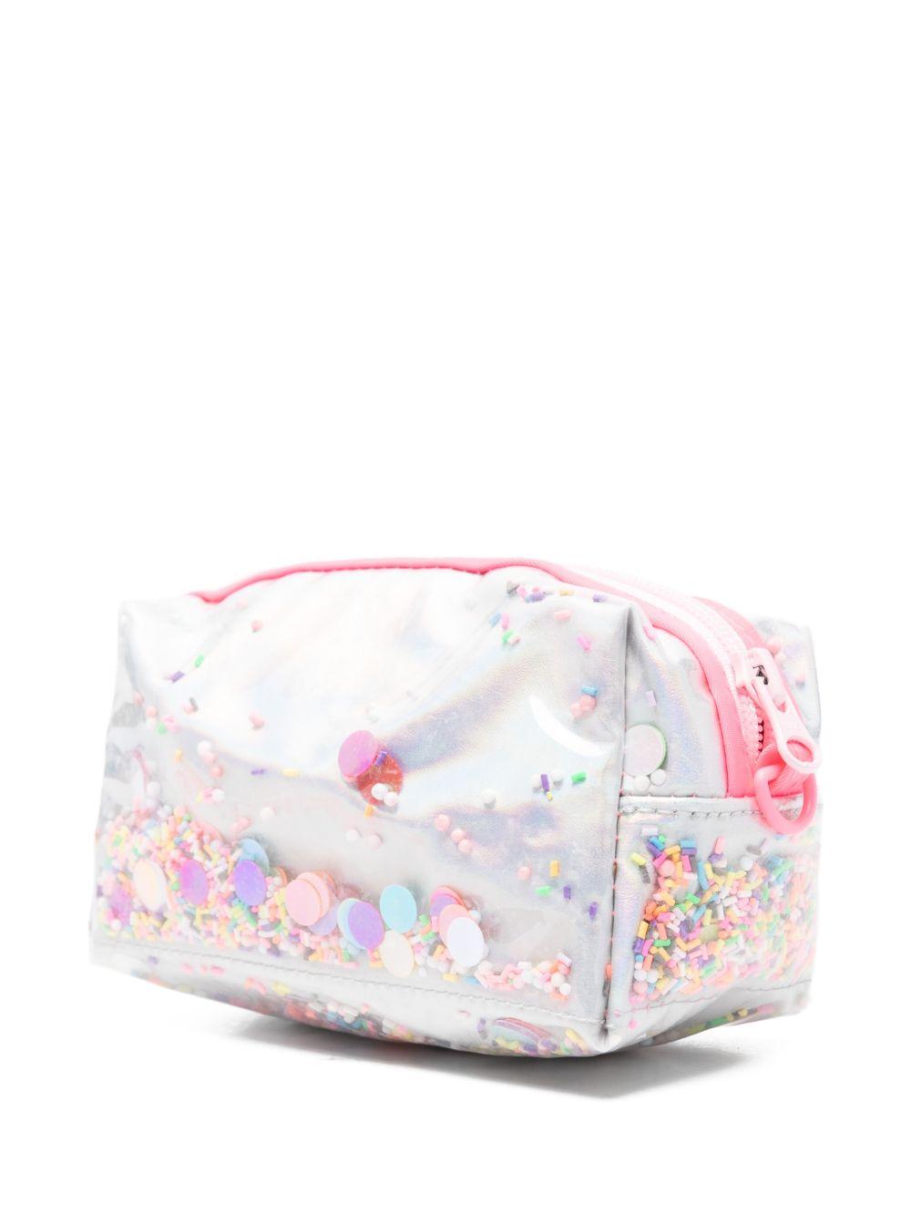 Borsa per bambina Billieblush argentata con dettagli coriandoli U22031 Z41 BILLIEBLUSH 