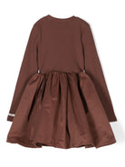 Abito Furre per bambina Donsje marrone con gonna a ruota 4086900 00121 DONSJE 