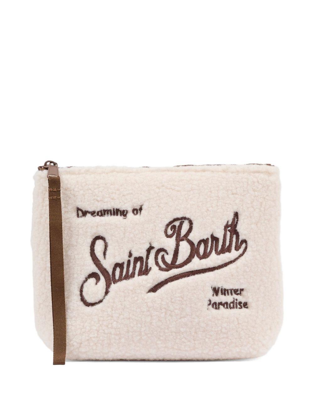 Clutch MC2 Saint Barth Kids beige con stampa logo ALI0023 01362I MC2 ST. BARTH KIDS 