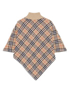Mantella per bambina Burberry Kids in lana con motivo a quadro 8105823 B9368 BURBERRY KIDS 
