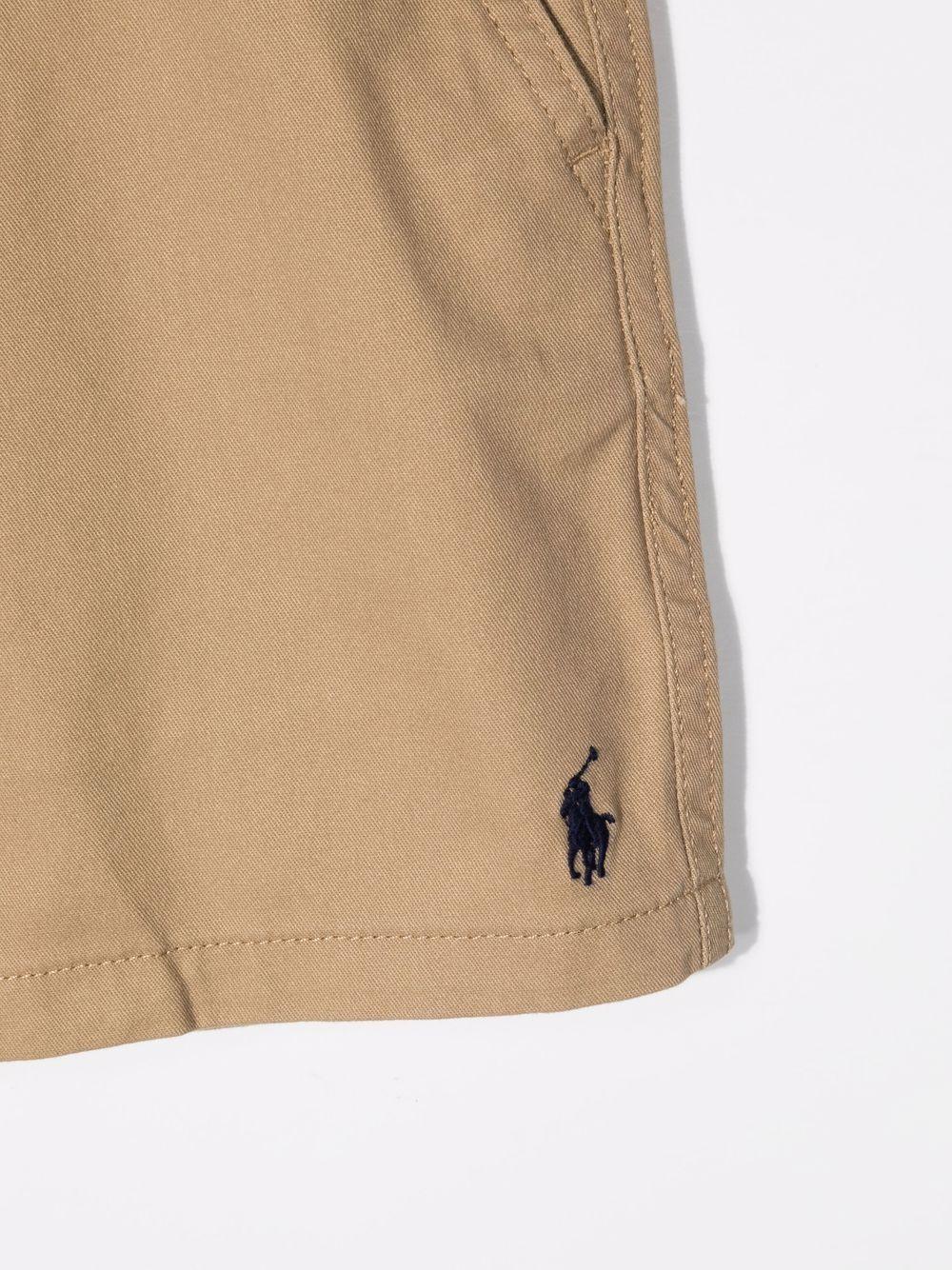 Shorts cargo per bambino Ralph Lauren Kids beige con tasce posteriori 855350 002 Ralph Lauren kids 
