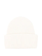 Berretto per bambino MC2 Saint Barth Kids bianco con toppa con logo BRR0001 02299I MC2 ST. BARTH KIDS 