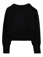 Maglione per bambina Marc Jacobs Kids nero con decorazione con perline W60569 09B THE MARC JACOBS KIDS 