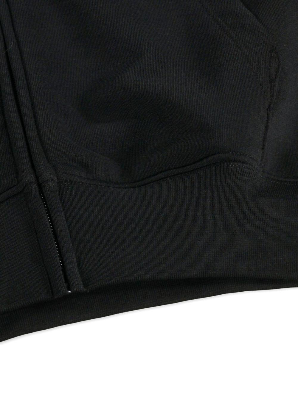 Felpa Marley per bambino Molo nera con stampa basketball 1S26J302 0099 MOLO 