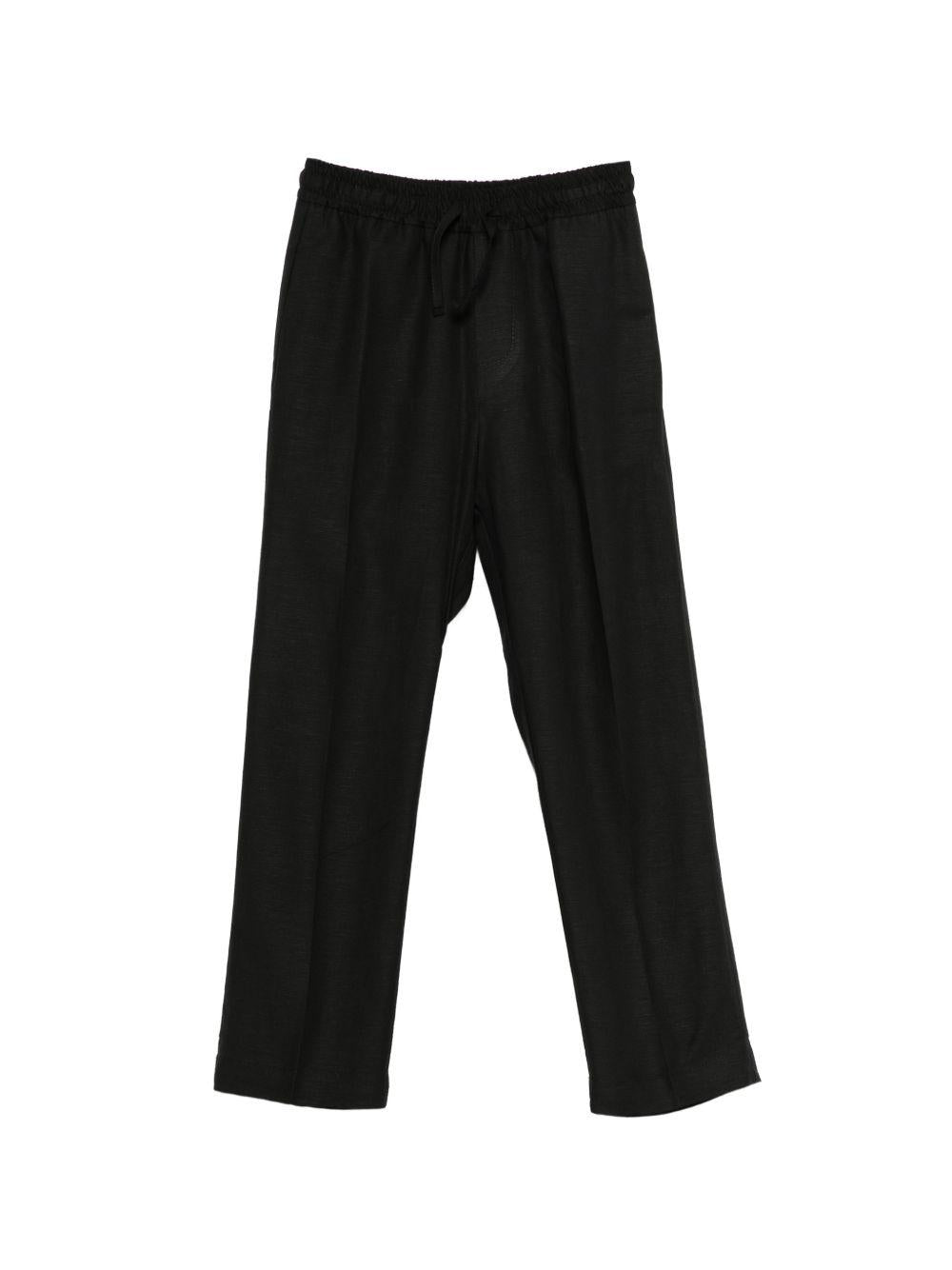 Pantaloni per bambino Paolo Pecora Kids nero con coulisse PP4238 NERO PAOLO PECORA KIDS 