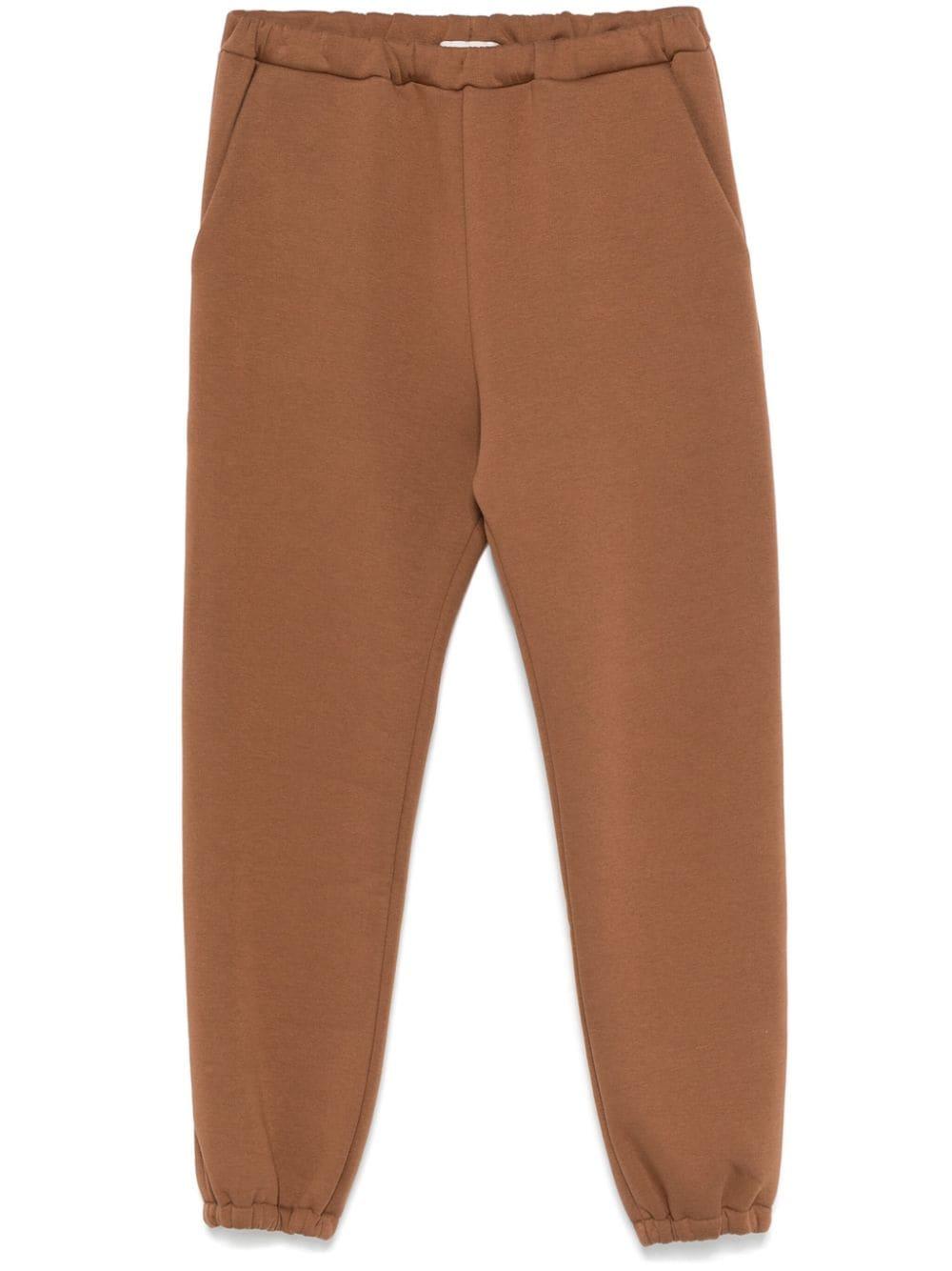 Pantaloni Honey 91 per donna THE M marrone con caviglie elasticizzate HONEY91 CAFFE THE M 
