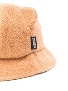Cappello bucket Leo Teddy per neonato Moschino Kids beige con corona rotonda MUX04OLIA21 20121 MOSCHINO KIDS 