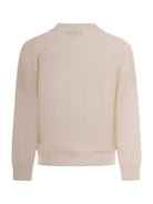 Cardigan per bambino Emporio Armani Kids beige con texture traforata EB001221 AF23412 U0007 EMPORIO ARMANI KIDS 