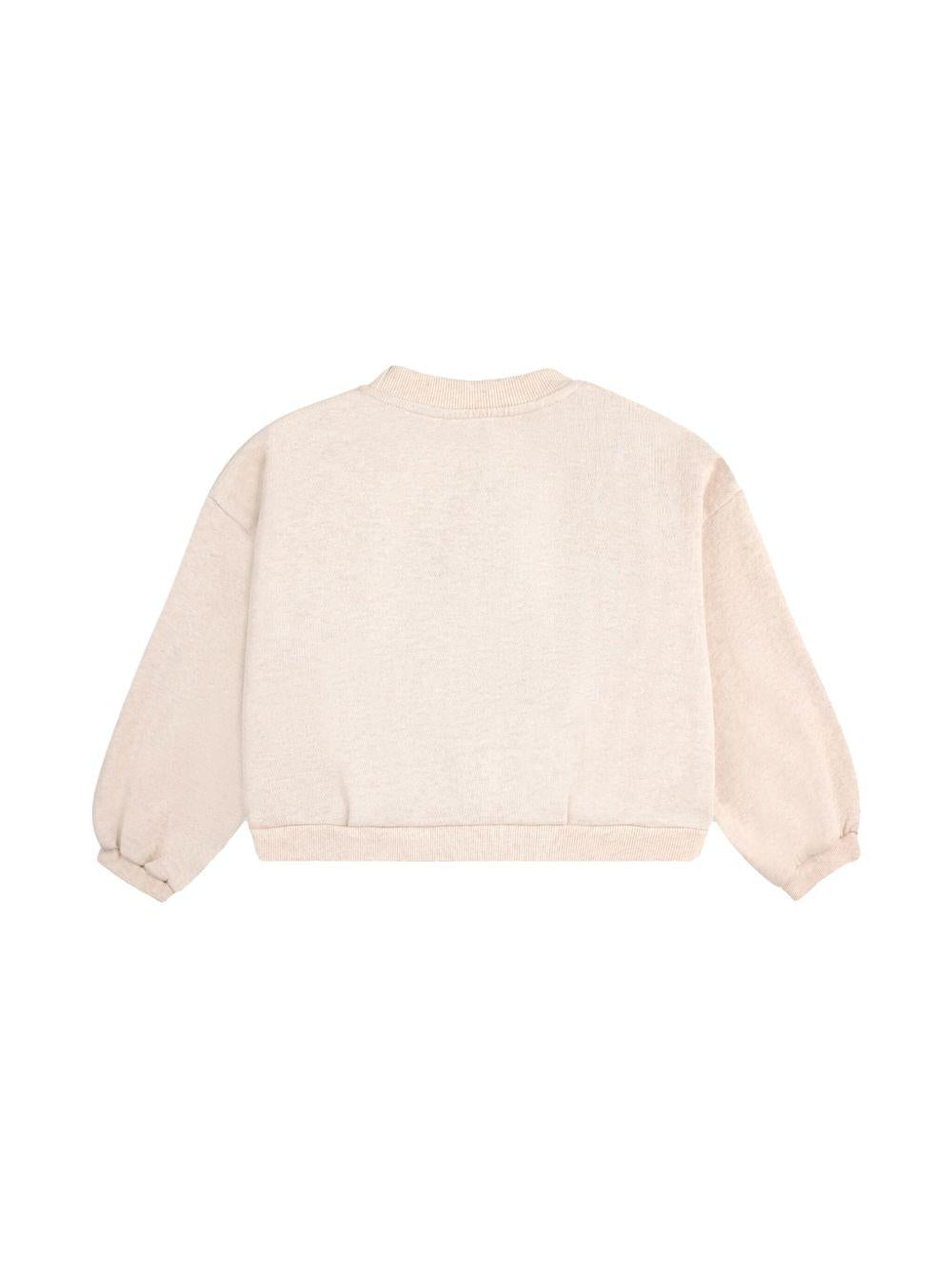 Felpa per bambina Bobo Choses beige con motivo girasole B125AC041 199 BOBO CHOSES 