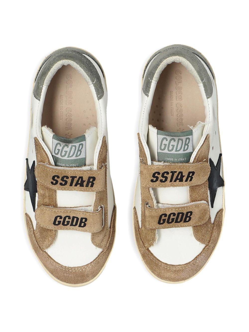 Sneakers Old School per bambino Golden Goose Kids bianche con applicazione stella F00924F008035 83245 GOLDEN GOOSE KIDS 