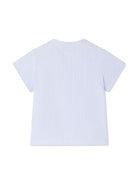 T-shirt Cesari per neonato Bonpoint azzurro con scollo rotondo S05YSHW00014 315 BONPOINT 