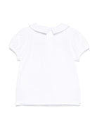 T-shirt Teddy Bear per neonato Moschino Kids bianco con orlo dritto MDM03HLBA10 10101 MOSCHINO KIDS 