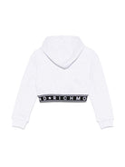 Felpa per bambina John Richmond Junior grigio con cappuccio RGP25111FE GREY LIGHT MELANGE JOHN RICHMOND JUNIOR 