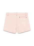 Pantaloncini di jeans per bambina Bonpoint rosa con passanti S05GBEW00004 025A BONPOINT 