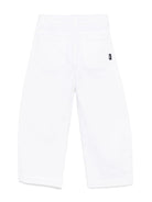 Jeans dritti per bambina Aspesi Kids bianco con passanti S25059PLC6060 010 ASPESI 