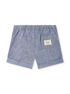 Shorts Ecady per neonata Bonpoint blu con vita elasticizzata S05YBEW00007 015A BONPOINT 