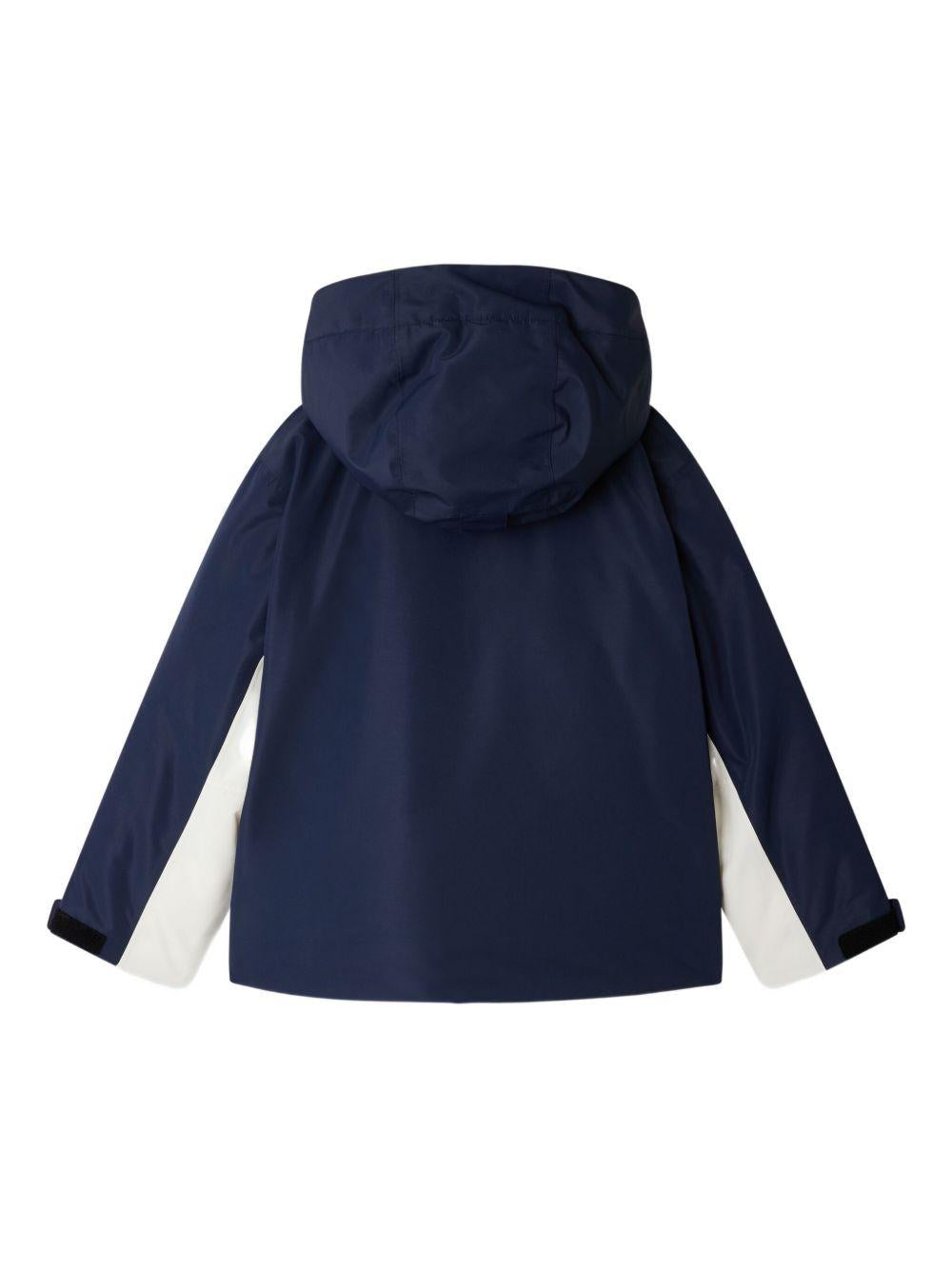 Giubbino per bambino Bonpoint blu con cappuccio W05BOUW00013 177 BONPOINT 