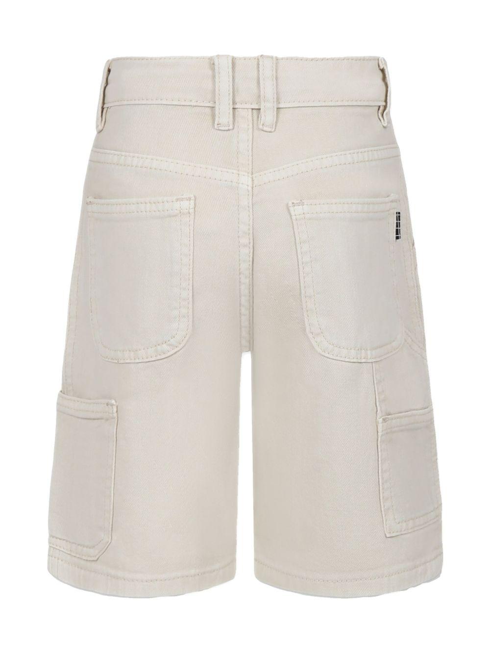 Bermuda cargo per bambino Molo beige con due tasche laterali 1S25H110 8955 MOLO 