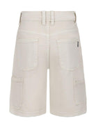 Bermuda cargo per bambino Molo beige con due tasche laterali 1S25H110 8955 MOLO 