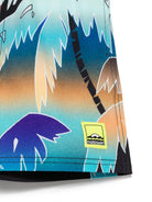 Costume da bagno per bambino Molo blu con stampa grafica all-over 8S25P405 3799 MOLO 