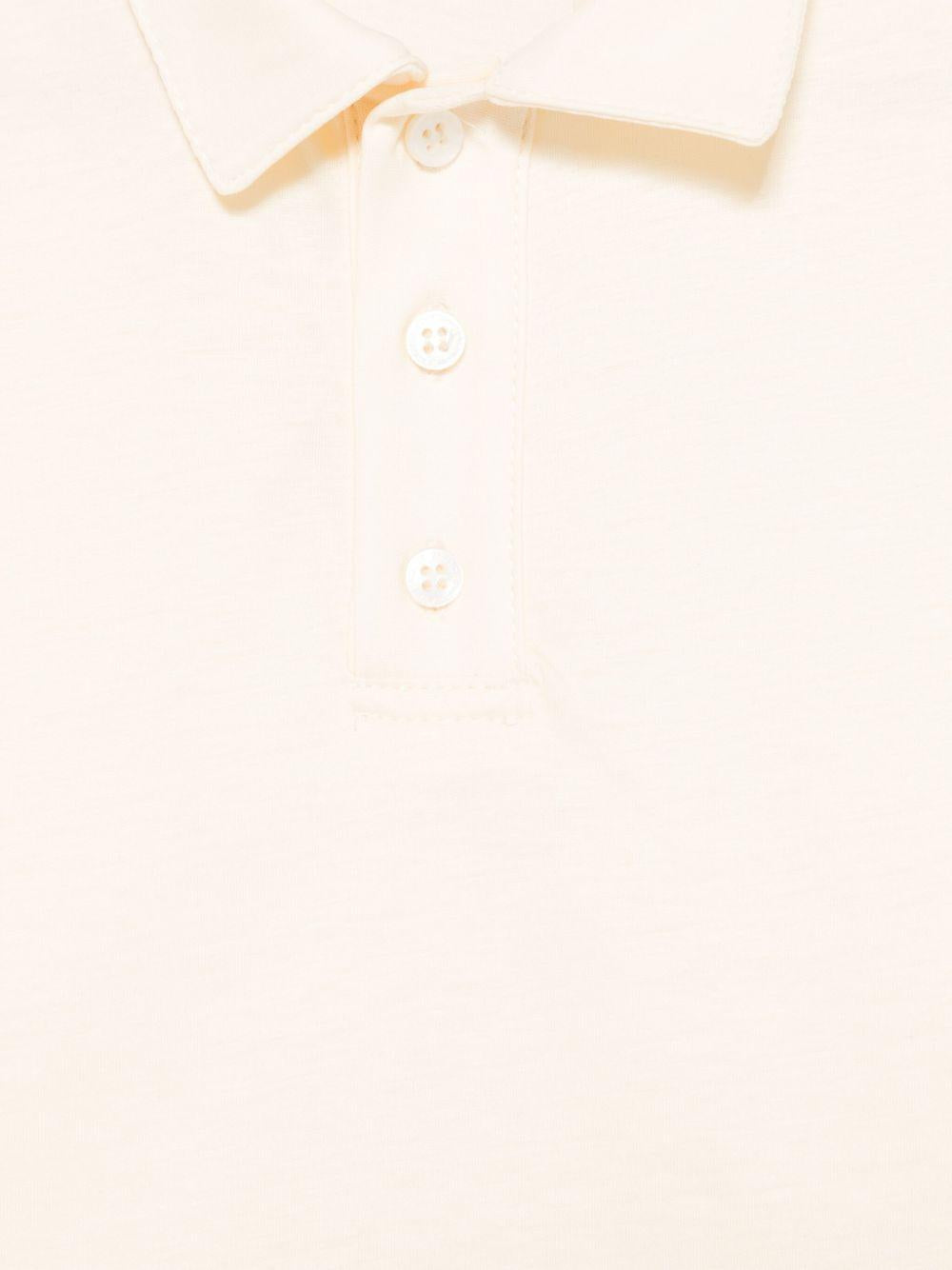 Polo per bambino Paolo Pecora Kids beige chiaro con bottoni frontali PP3935 BURRO PAOLO PECORA KIDS 