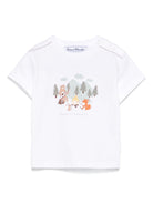 T-shirt per neonato Tartine Et Chocolat bianco con stampa CA10041 57 TArtine & Chocolat 