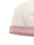 Berretto per neonata La Stupenderia bianco con decorazione rosa 1TBCP10 M20L23 LA STUPENDERIA 