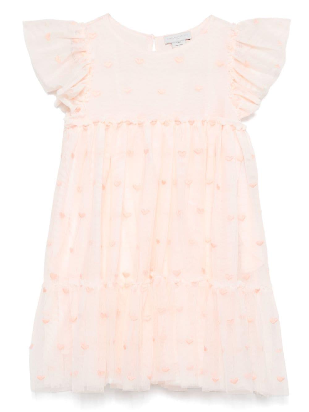 Abito per bambina Stella McCartney Kids rosa in tulle TV1B21 Z2103 50TEM STELLA McCARTNEY KIDS 