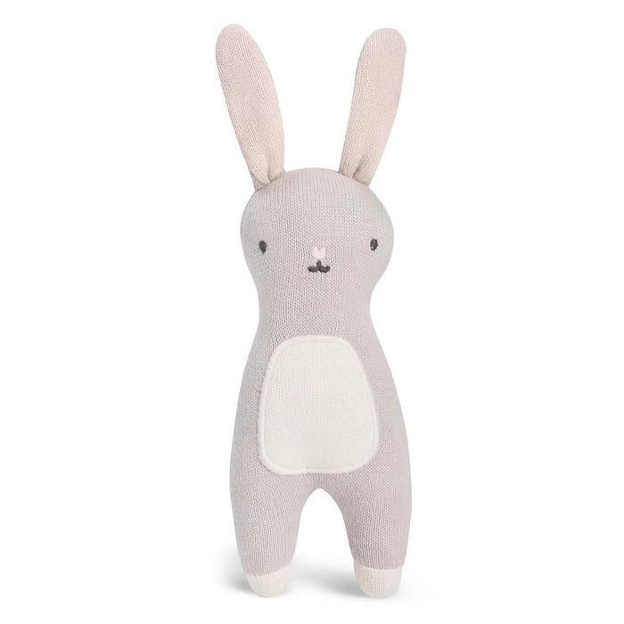 Giocattolo coniglietto per neonati Avery Row grigio in cotone LHTBUN BUNNY AVERY ROW 