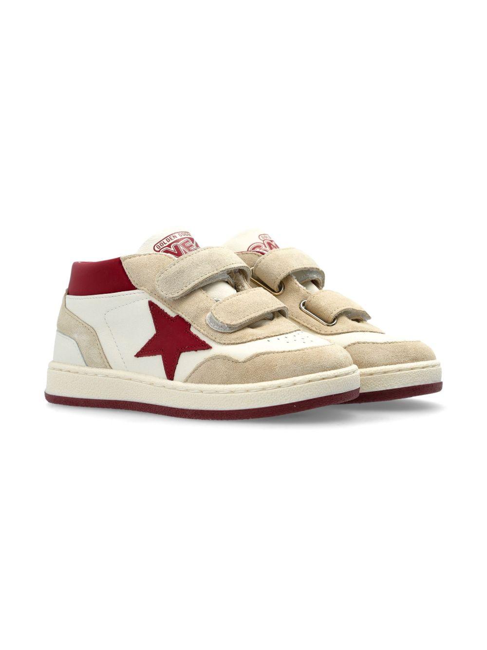 Sneakers June per bambino Golden Goose Kids bianco con punta tonda F00773F006747 11196 GOLDEN GOOSE KIDS 