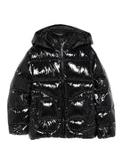 Giubbino per bambina Herno Kids nero con finitura lucida PI000037X12220Z 9300 HERNO KIDS 