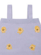 Body per neonato Stella McCartney Kids azzurro con ricamo palline da tennis TYA532 Z2423 602 STELLA McCARTNEY KIDS 