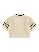 Polo Gwinn per bambina Molo beige con decorazione a righe 2S26K205 8894 MOLO 