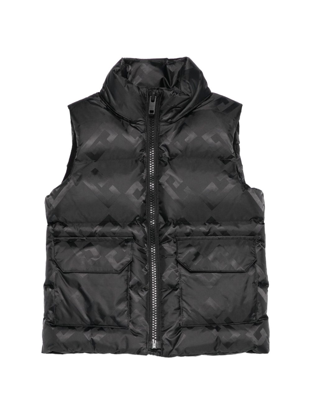 Gilet per bambino Givenchy Kids nero con motivo monogramma H30932 09B GIVENCHY KIDS 