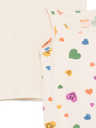 Set di due canottiere per bambina Molo beige con fantasie diverse 2S26Q801 9499 MOLO 