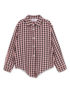 Camicia per bambina Molo Rafa rosa con dettaglio con nodo 2S25C201 9260 MOLO 