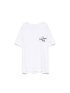 T-shirt per bambino Paolo Pecora Kids bianco con logo ricamato a contrasto PP4048 BIA-B PAOLO PECORA KIDS 