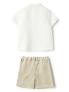 Shorts e camicia per neonato Il Gufo beige P25DP470L0017 140 IL GUFO 