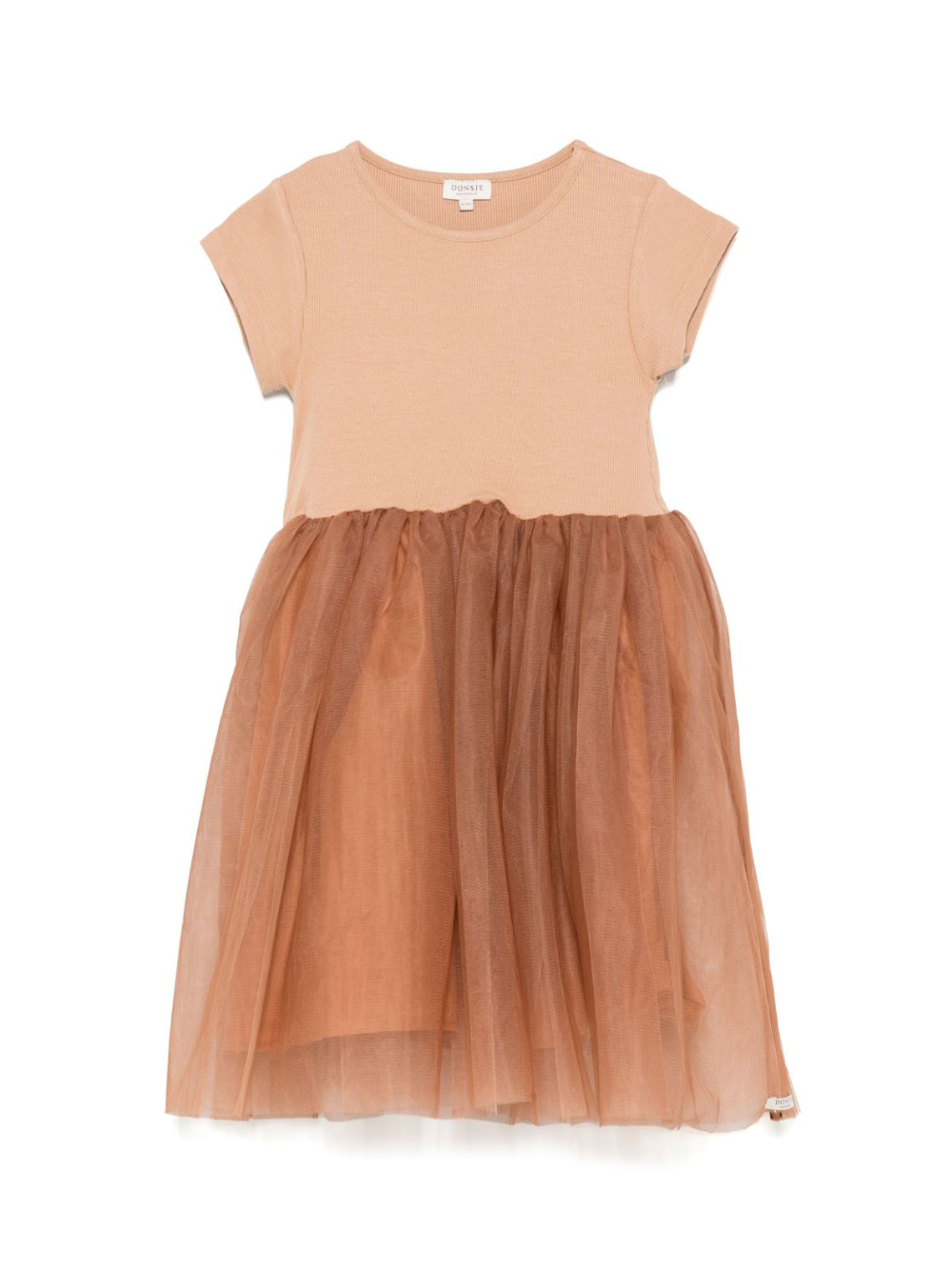 Abito per bambina Donsje Timie beige con strato superiore in tulle 4098200 00014 DONSJE 